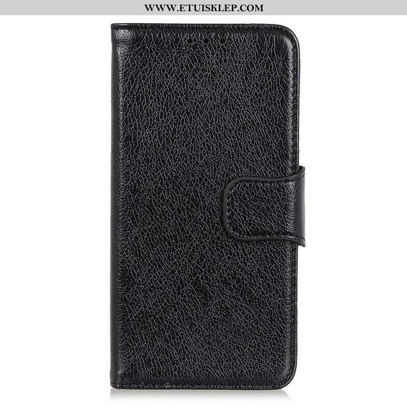 Etui Folio do OnePlus Nord 2 5G Dwoina Skóry Nappa